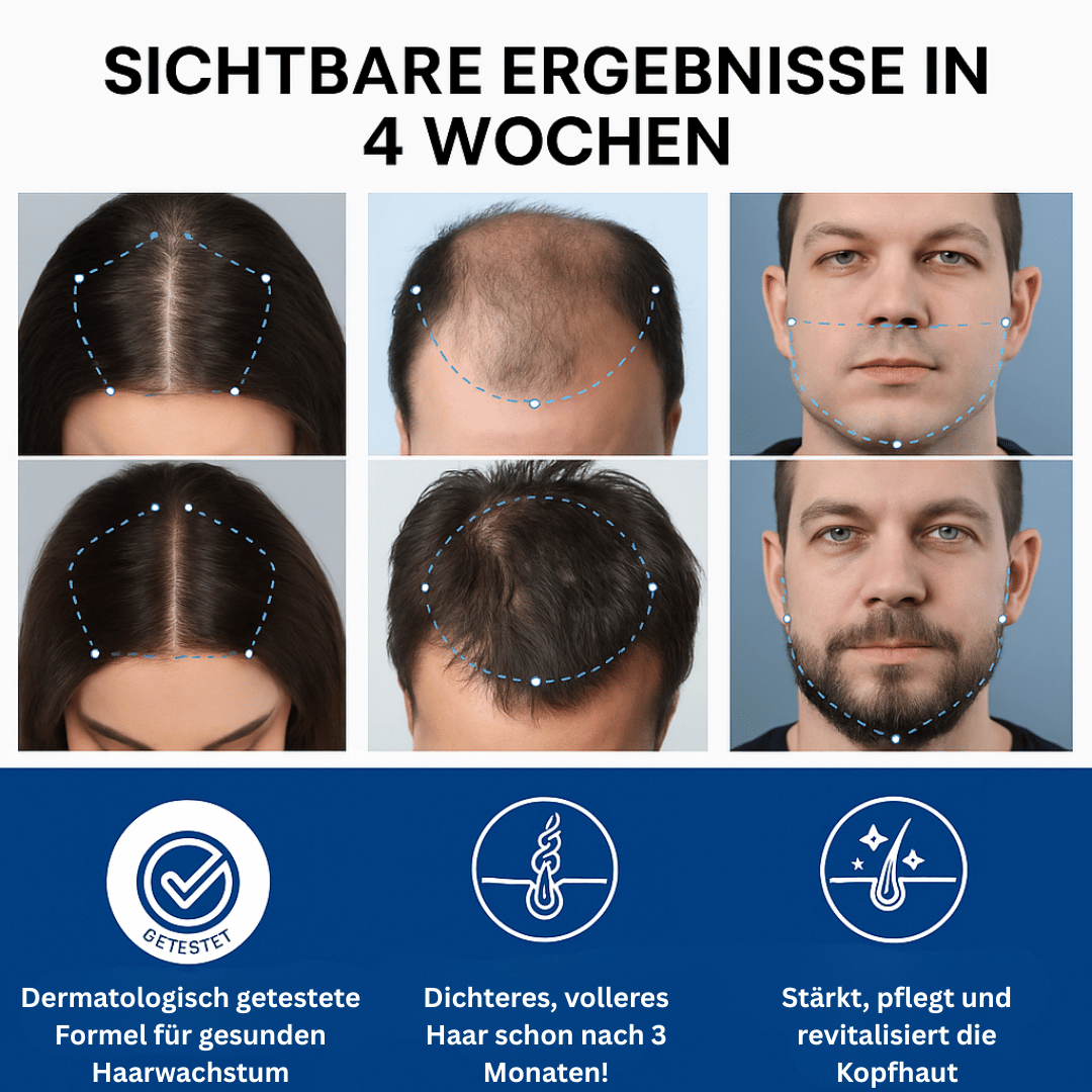 Roll-On-Serum für fortgeschrittenes Haarwachstum